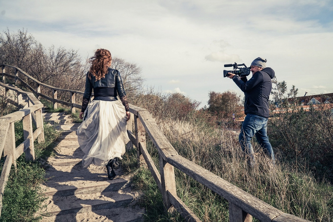 Katja Moslehner, Musikvideodreh